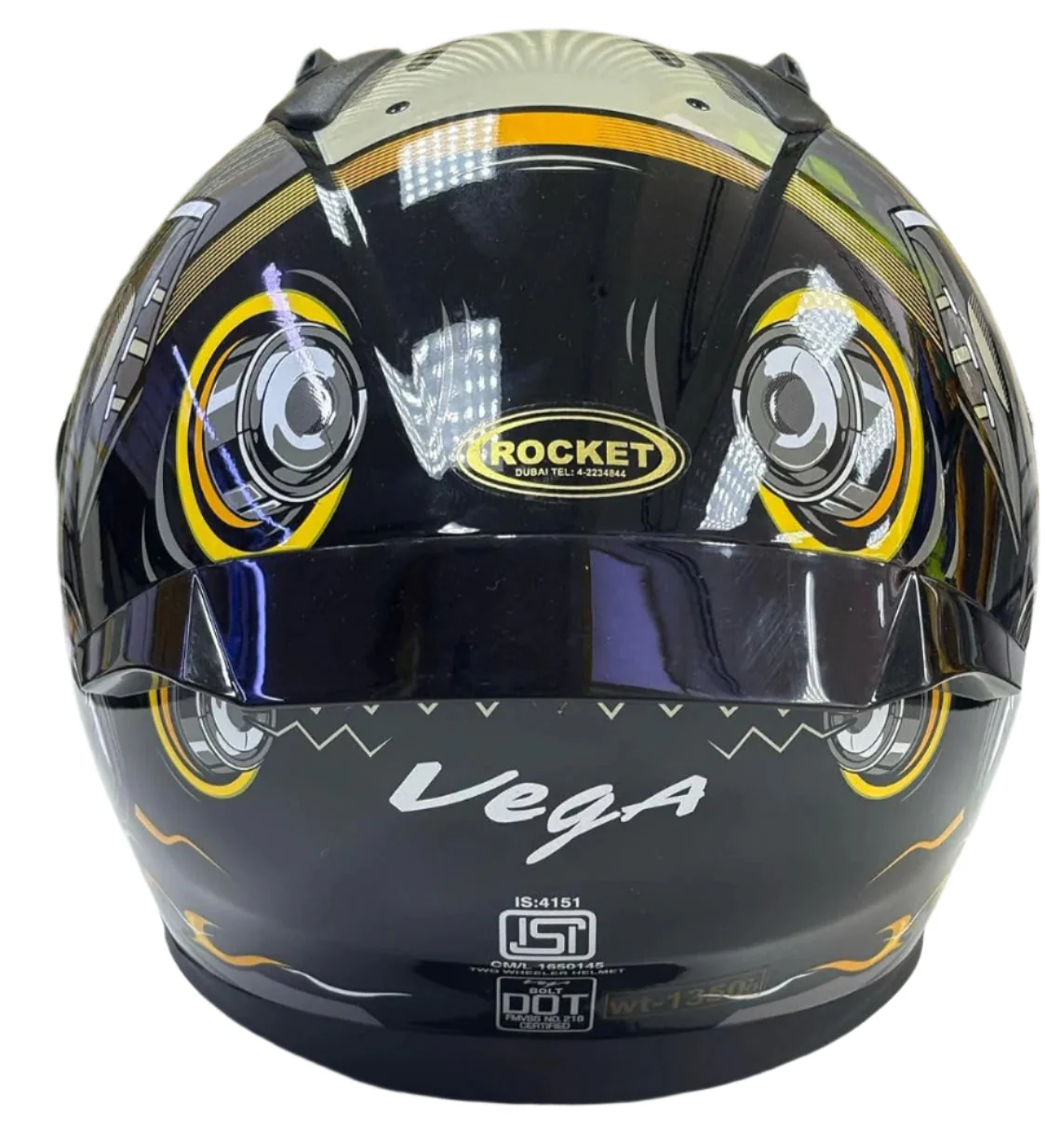 Vega Bike Ebike Scooter Full Face Helmet  Size L - Image 2