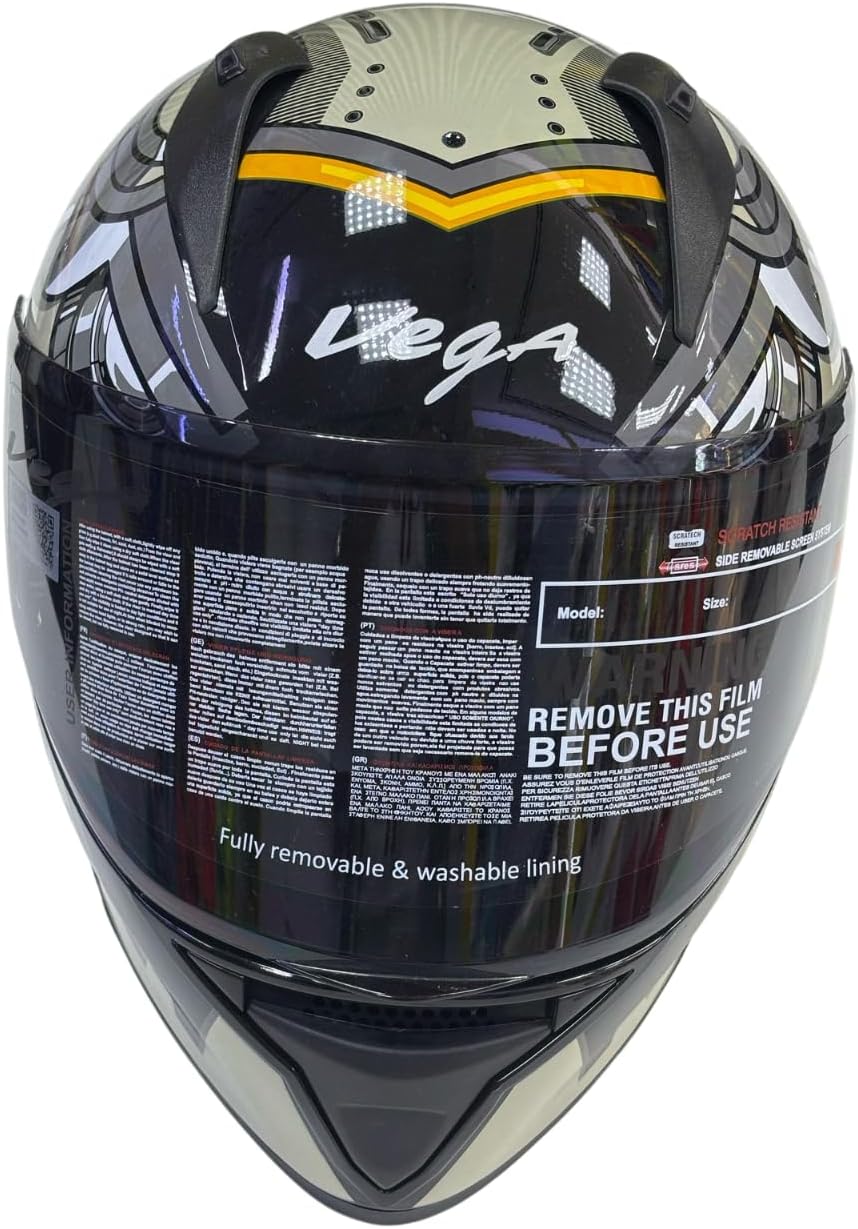 Vega Bike Ebike Scooter Full Face Helmet  Size L - Image 4