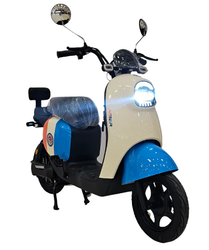 Aster Vespa Style Electric Bike 48V 12Ah 800W - Image 14