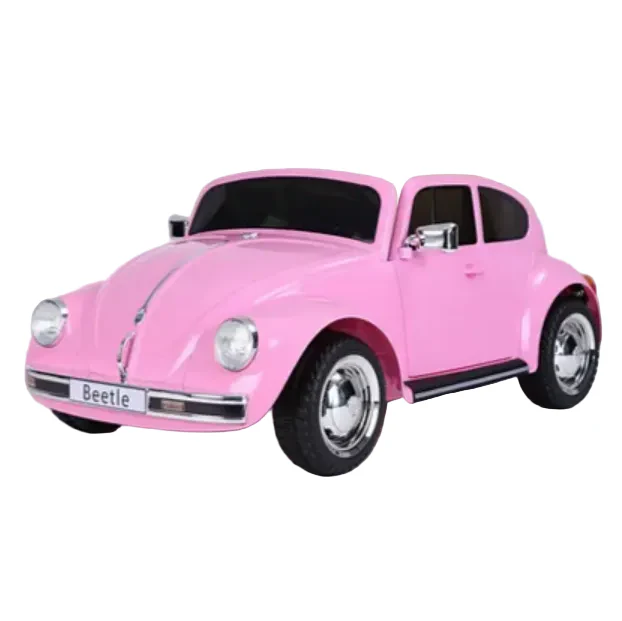 Volkswagen Beetle Kids Electric Ride On Car - Pink Age 3+ - Image 6