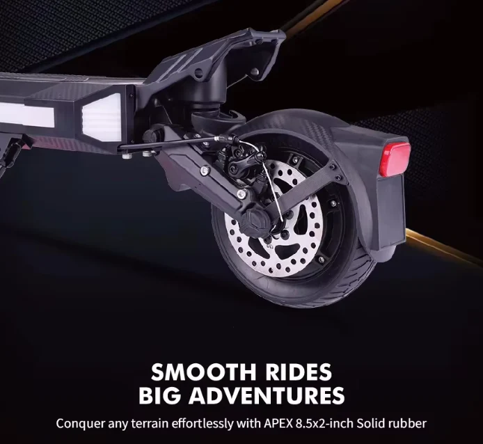 VSETT 8 APEX New Electric Scooter 48V 15Ah 600W Dual powered - Image 4