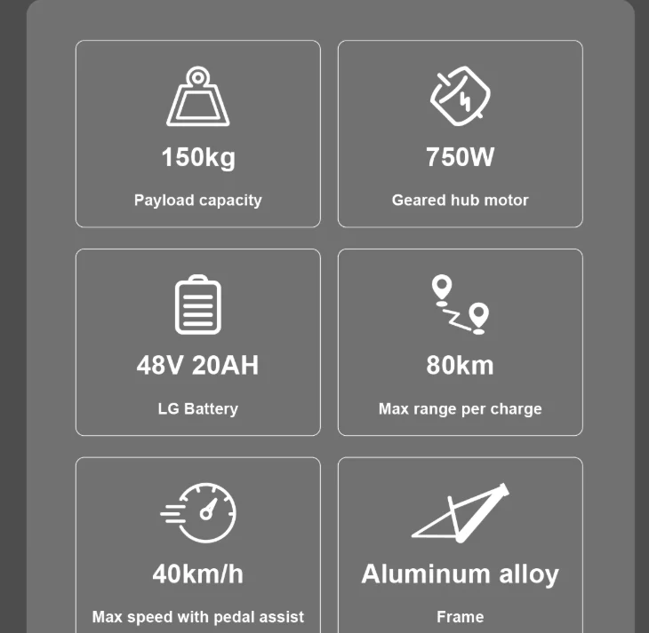 VSETT Eagle Fat Tire Electric Bike 48V 20Ah 750W - Image 5