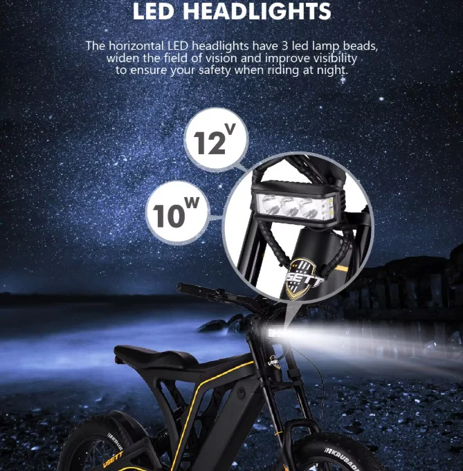 VSETT Eagle Fat Tire Electric Bike 48V 20Ah 750W - Image 7