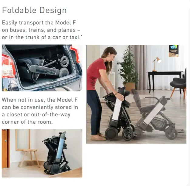 Whill Model F Electric Mobility Scooter - Image 8