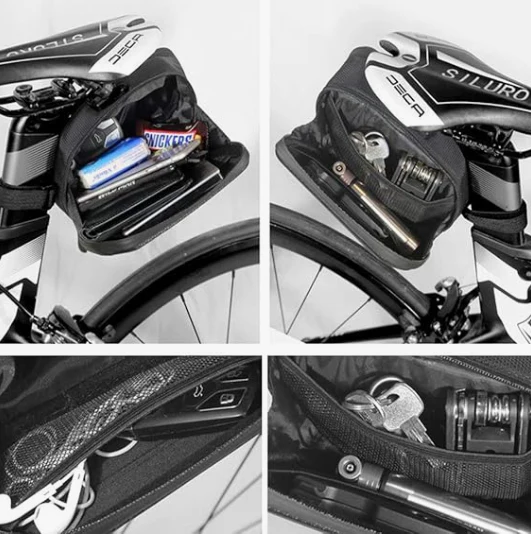 WILD MAN 1.2L Cycling Waterproof Hard Shell Bike Saddle Bag Under Seat - Image 6