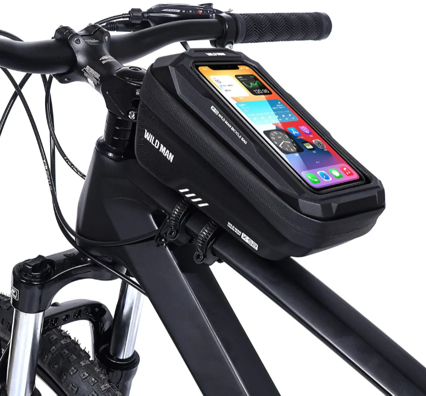 Wildman 1L quick release touch screen waterproof bike front bag