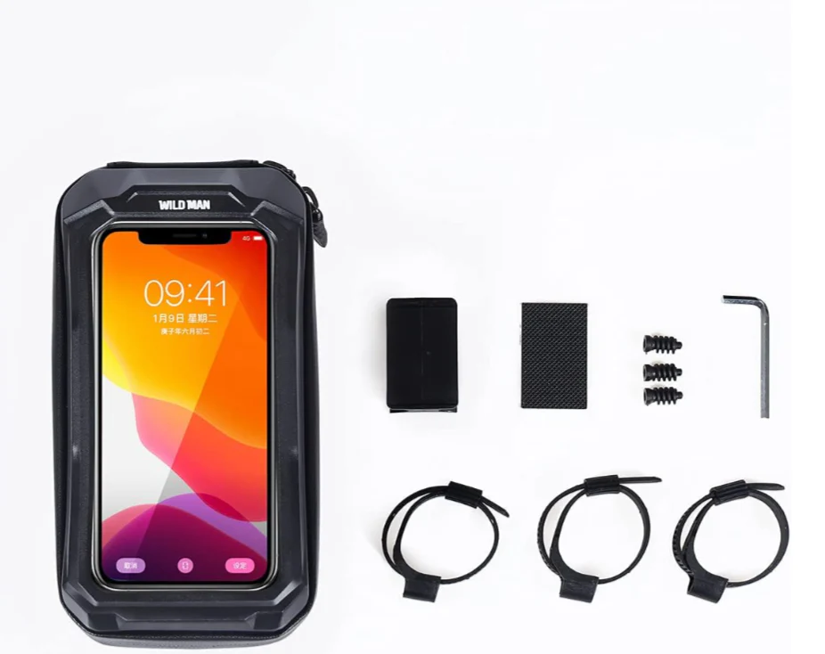 Wildman 1L quick release touch screen waterproof bike front bag - Image 6