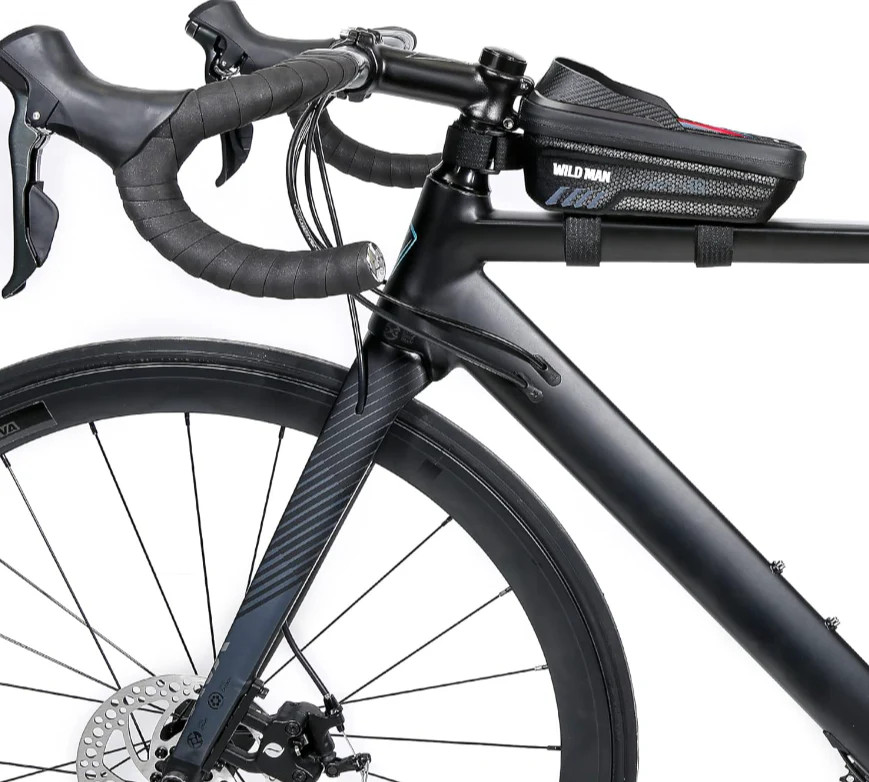 WILDMAN 1L Waterproof Bike Frame Bag Touch Screen - Image 9