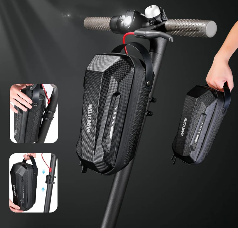 WILD MAN Quick Release Hard Shell Rainproof Scooter Storage Bag 2L - Image 2