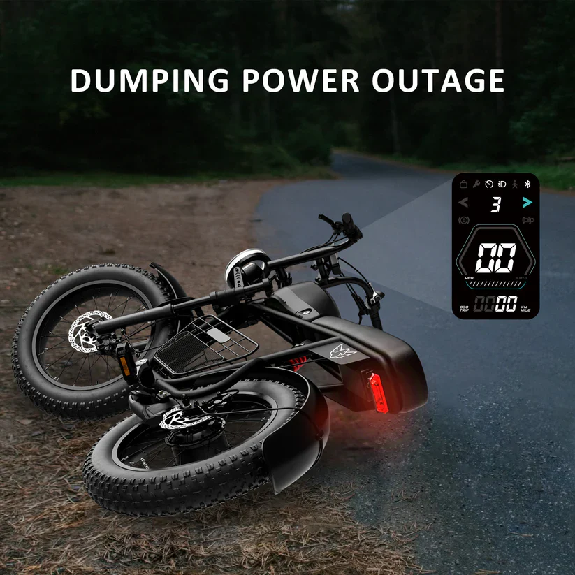 Windhorse D5 Electric Bike 48V 21Ah 1000W Fat Tyre 70Km Range - Image 8