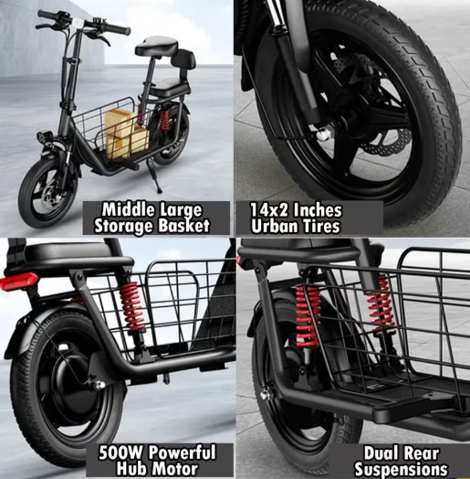 Windhorse C3 Electric Scooter 500W 10Ah - Image 4