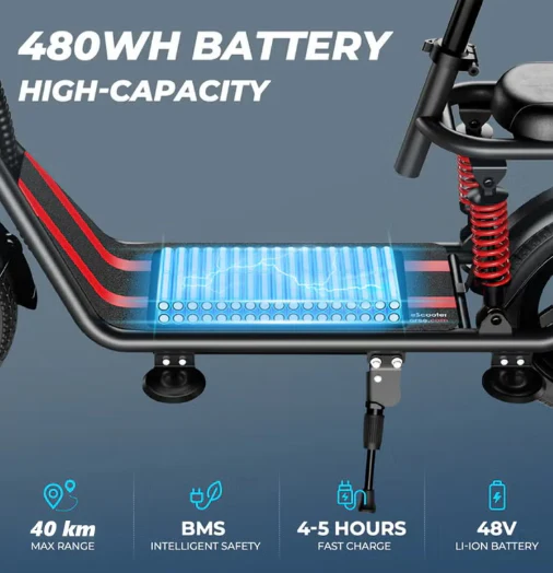 Windhorse C3 Electric Scooter 500W 10Ah - Image 6