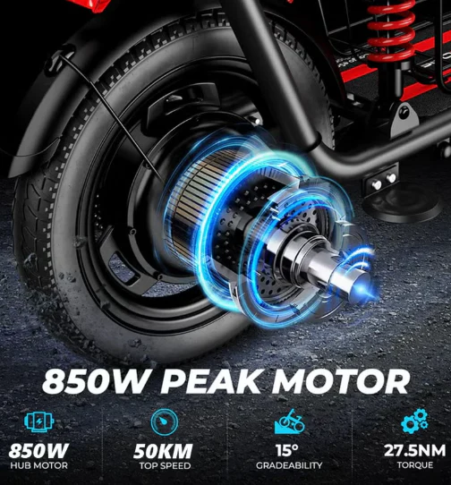 Windhorse C3 Electric Scooter 500W 10Ah - Image 7
