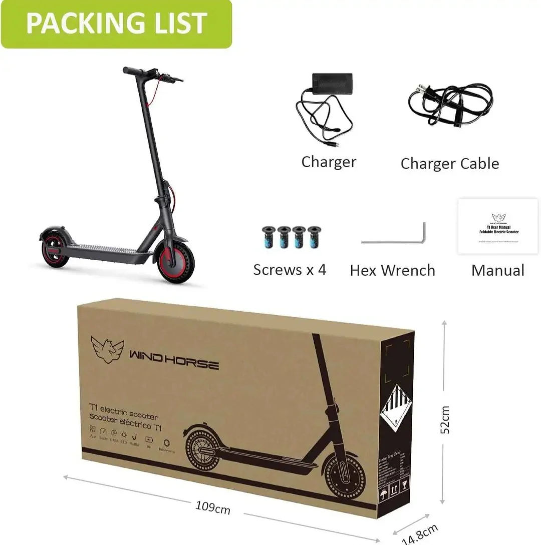 Windhorse T1 Electric Scooter 36V 8Ah 350W - Image 5