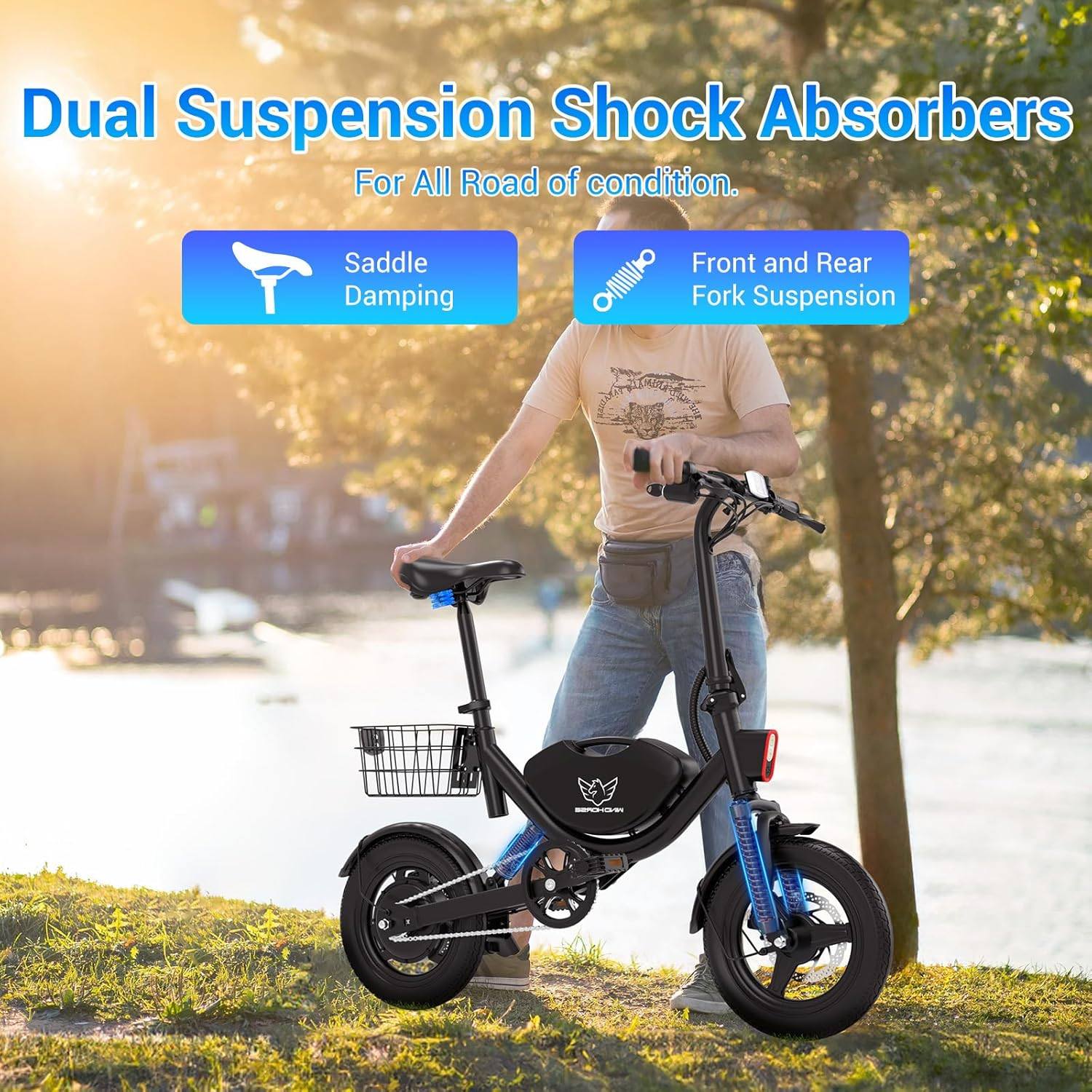 WindHorse W3 Folding Electric Bike - Image 12
