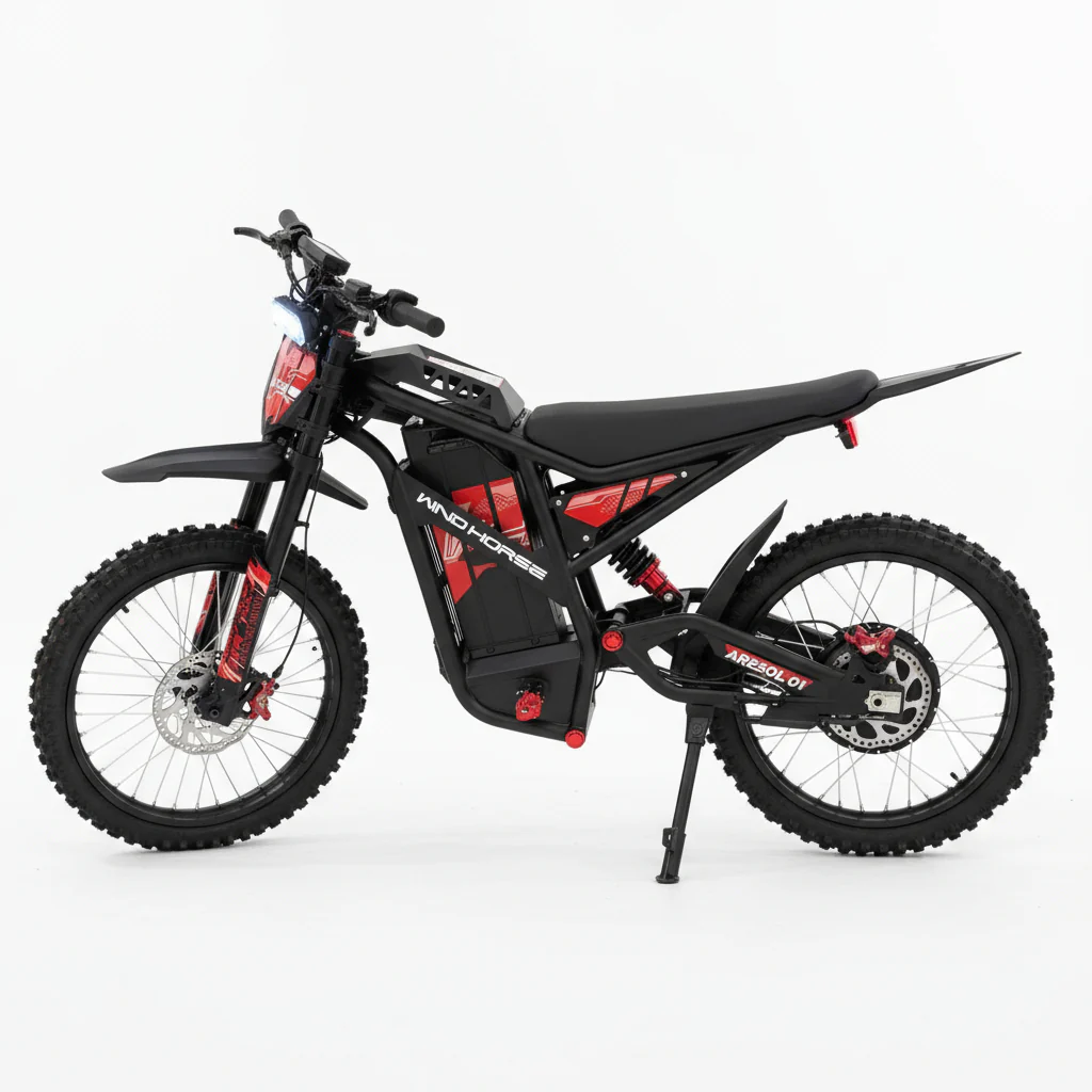 Windhorse Y1 Electric Dirt Bike Best Mid Ranger With 60V 35Ah- Removable Battery 3000W Motor - Image 11