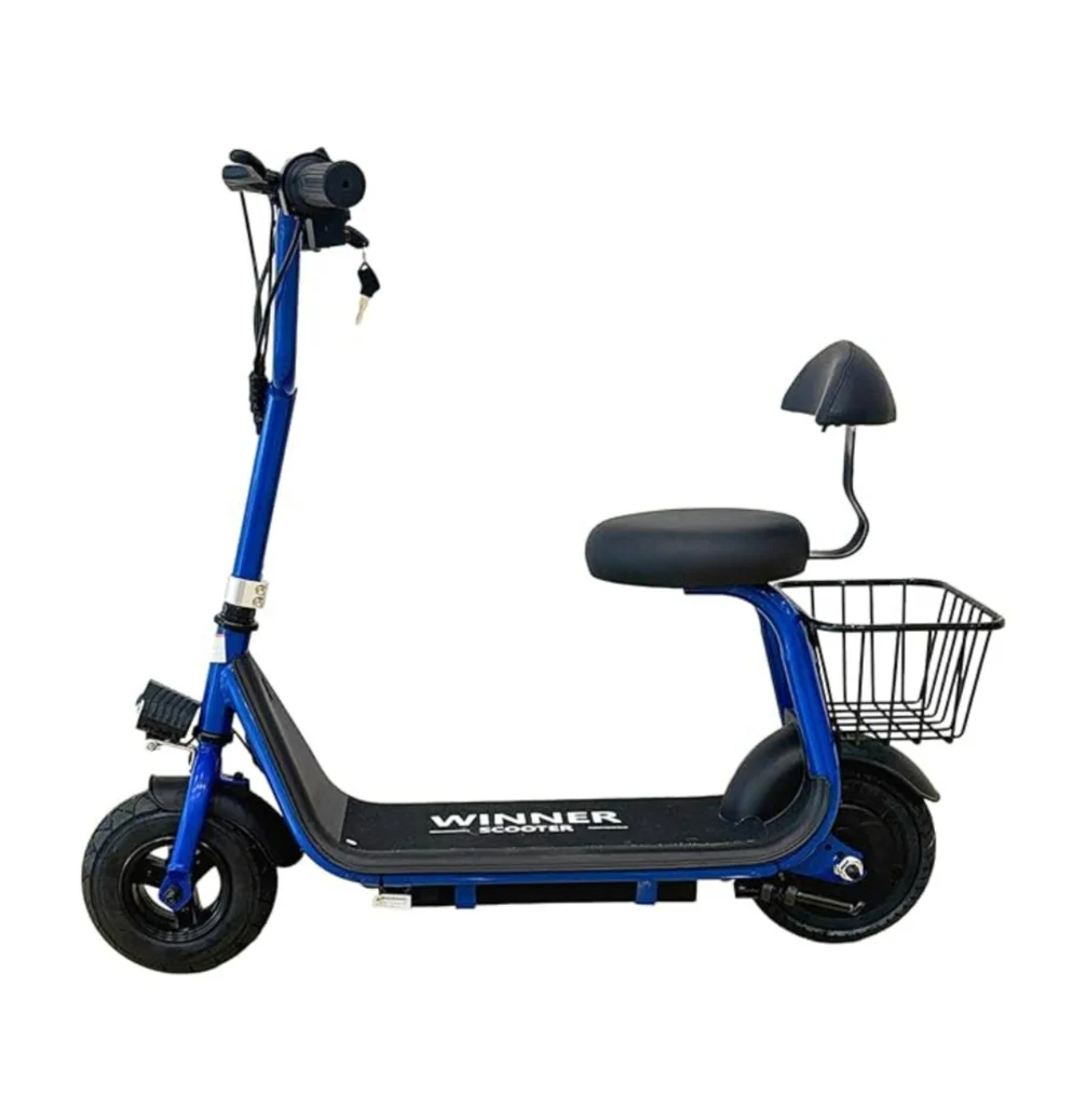 Winner Kids Electric Scooter With seat & pet Teddy Basket Age 4-8 - Image 14