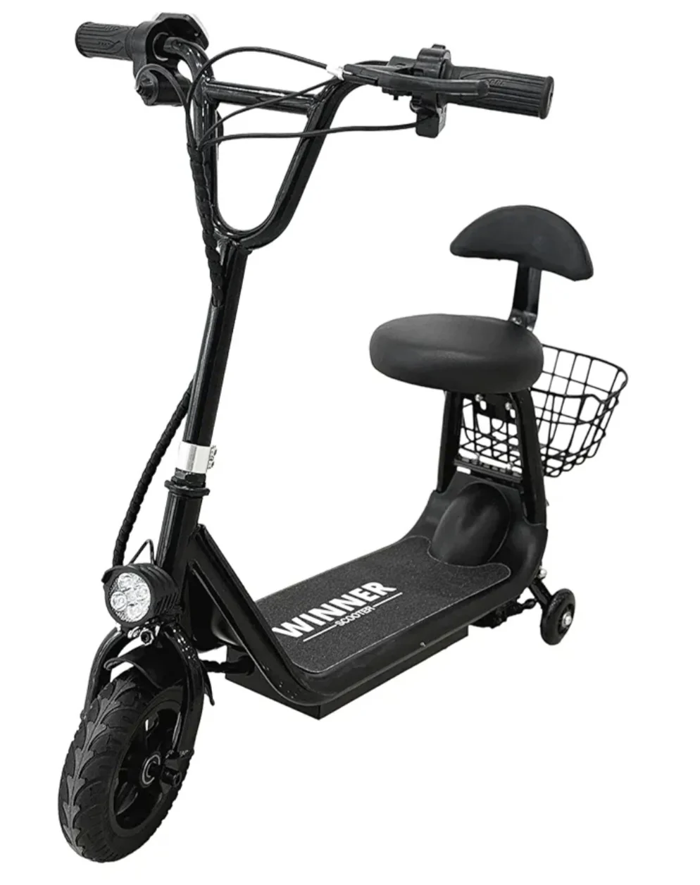 Winner Kids Electric Scooter With seat & pet Teddy Basket Age 4-8 - Image 2