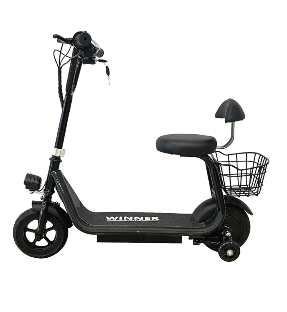 Winner Kids Electric Scooter With seat & pet Teddy Basket Age 4-8 - Image 9