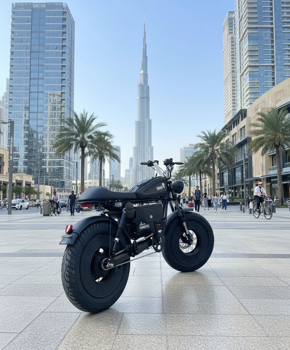 Worrier Retro Fat Electric bike 48V 15Ah 1500W - Image 4