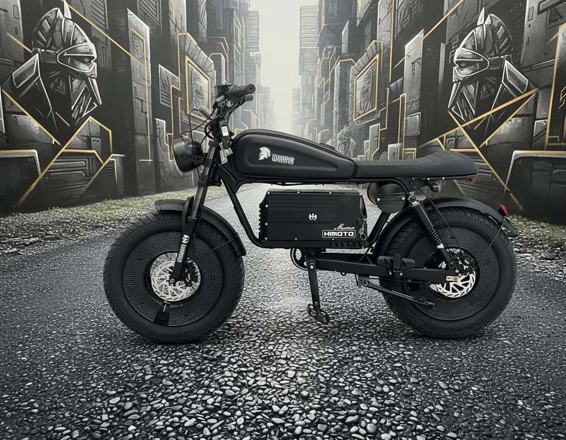 Worrier Retro Fat Electric bike 48V 15Ah 1500W - Image 5