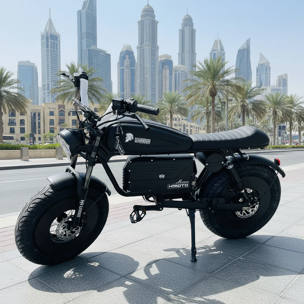 Worrier Retro Fat Electric bike 48V 15Ah 1500W - Image 6