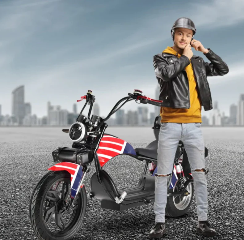 X1 Big Harley E Bike Stylish Motor cycle 60V 20Ah 4000W - Image 6