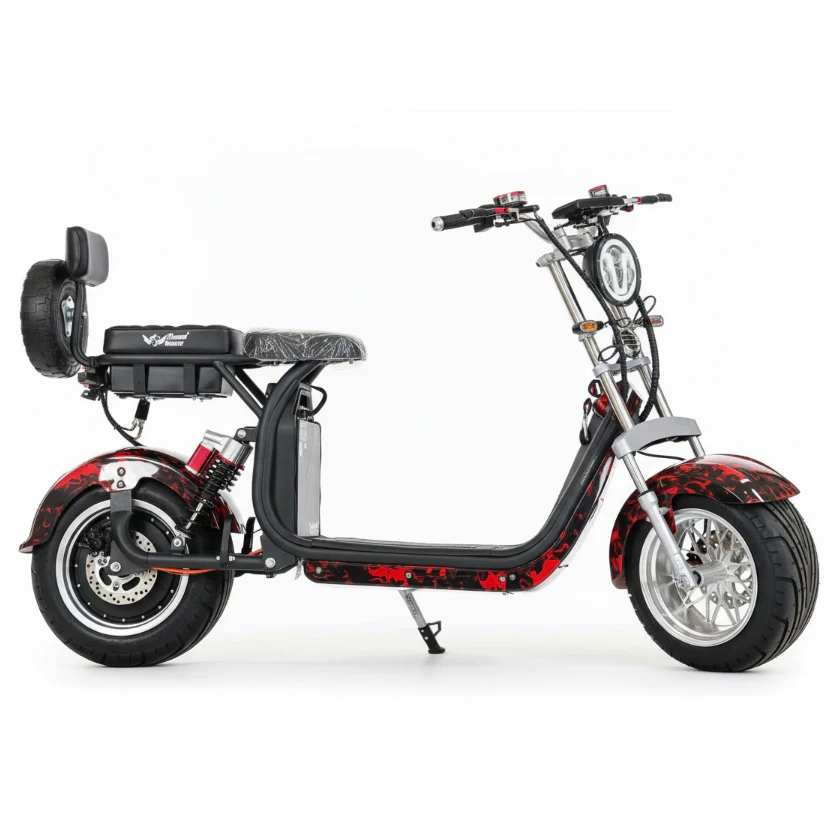 X12 – High Power Harley Electric Scooter 60V 12Ah 3000W - 2026 new - Image 3