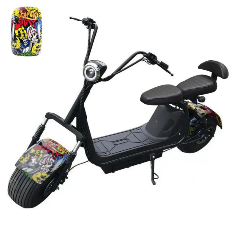 X3 Big Harley E Bike dual seater 60V 12Ah 1500w - Image 2