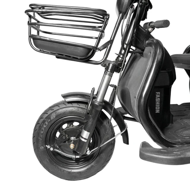 X3B Electric Bicycle Three wheel motorcycle 350W 48V 40KM Range with kids seat - Image 6
