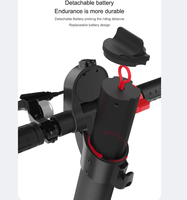 X7 Stylish foldable Electric Scooter With Removable Battery 2025 new design - Image 4