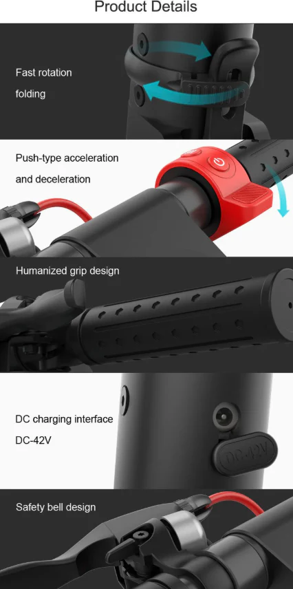 X7 Stylish foldable Electric Scooter With Removable Battery 2025 new design - Image 6