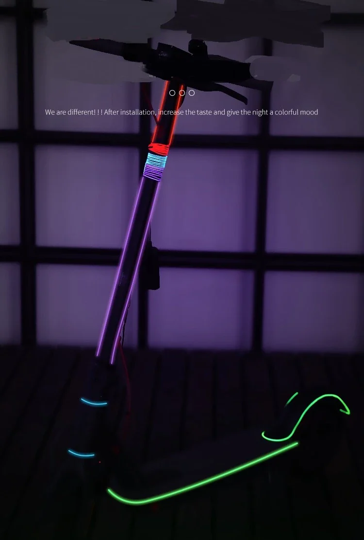 Xiaomi 365Pro 2 Ninebot Max G30 Electric Scooter Cycling Safety Decorative Light