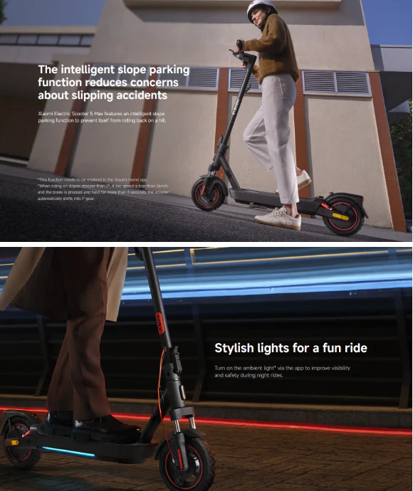 Xiaomi Electric Scooter 5 Max GL 60km Long Range Fast charging - Image 4