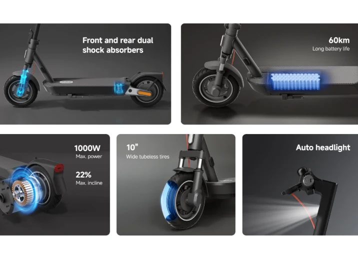 Xiaomi Electric Scooter 5 Pro 60km Long Range EABS Turning Lights - Image 8