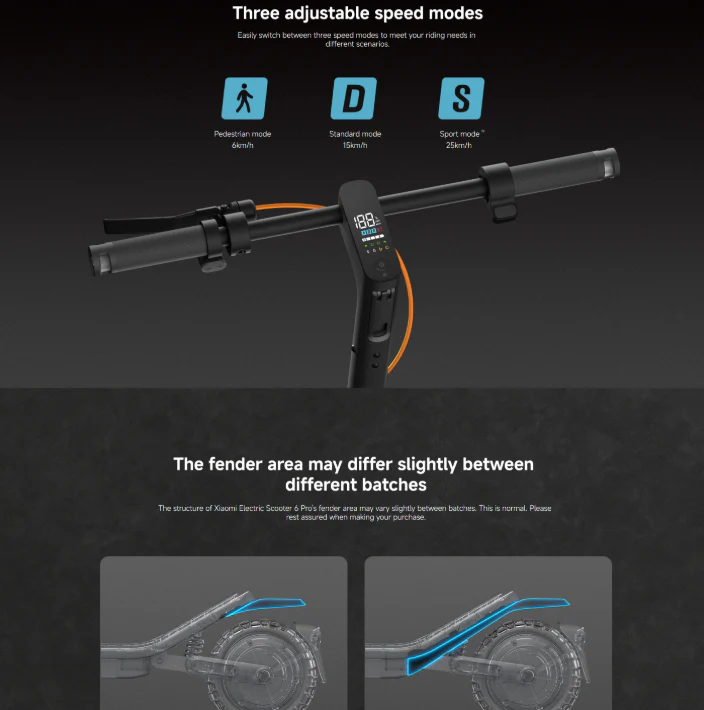 Xiaomi Electric Scooter 6 Pro - Image 10