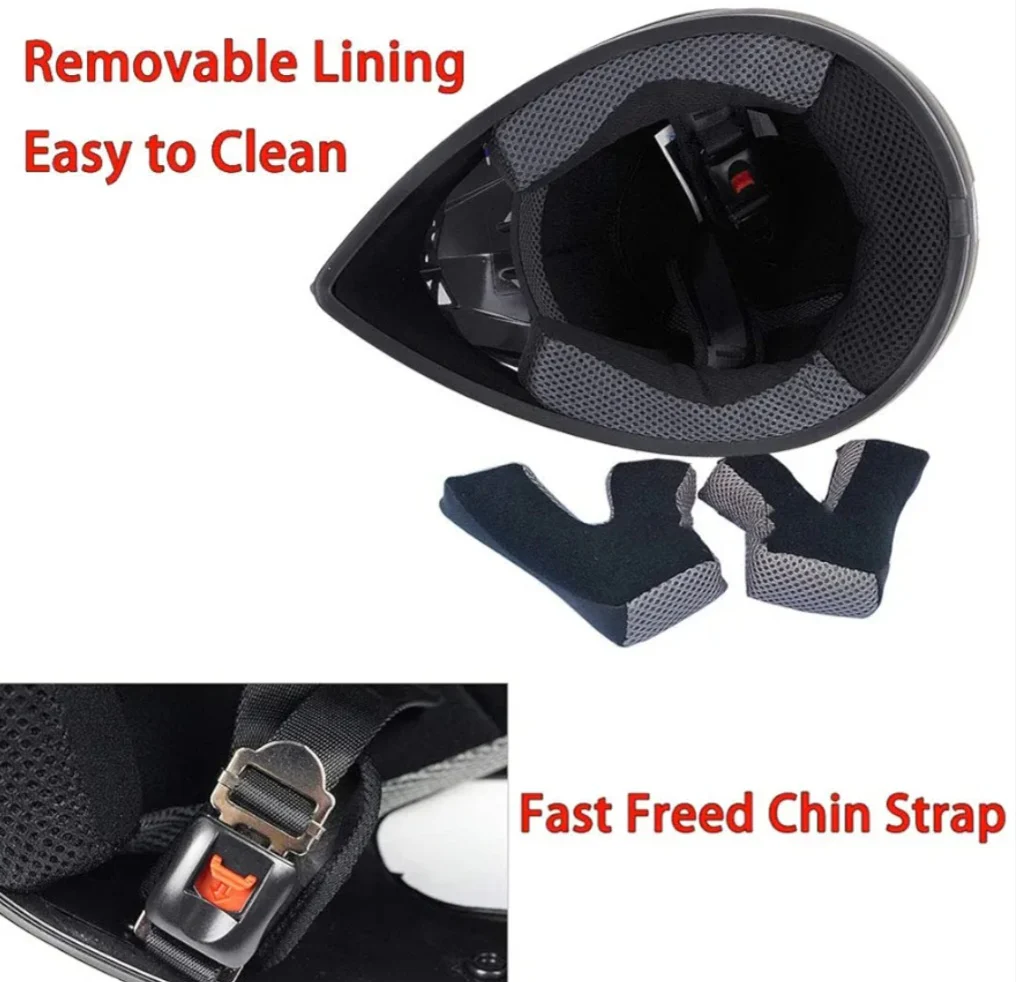 Youth Sports Helmet EBikes Scooters Motorcycles Ski Atv - Image 3