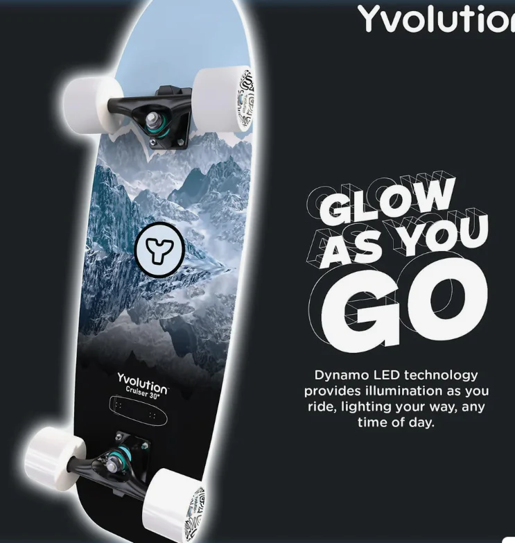Yvolution Cruiser 30-Inch Skateboard Age 5+ - Image 3