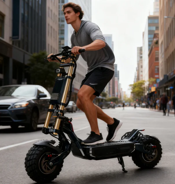 ZP-F8 MUSTLE ELECTRIC SCOOTER 72V 50Ah 8000W - Image 8